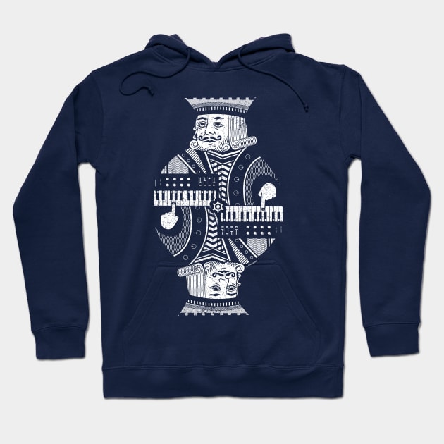 Synthesizer Player King Musician Hoodie by Mewzeek_T